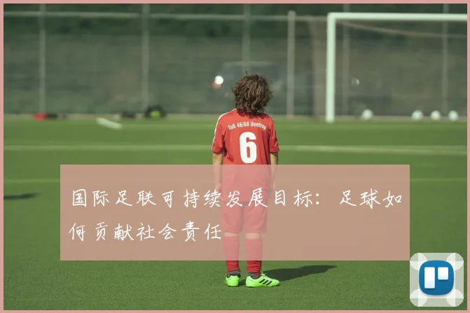 国际足联可持续发展目标:足球如何贡献社会责任
